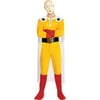 Party City One Punch Man Halloween Costume for Adults, X-Small, Includes Jumpsuit, Cape, Mask, Glove, and Belt
