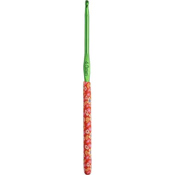 The Quilted Bear Floral Ergonomic Crochet Hooks - 4.0mm