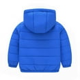 thumbnail image 3 of LUOGENLI Girls Jackets Size 7-8 Zip up Hoodie Toddler Boys Girls Winter Coat Hooded Jacket Wear Thicken Windproof Zipper Warm Outwear Black Suit Jacket for Girls Girls Jackets Size 5-6 Blue 3-4 Years, 3 of 3