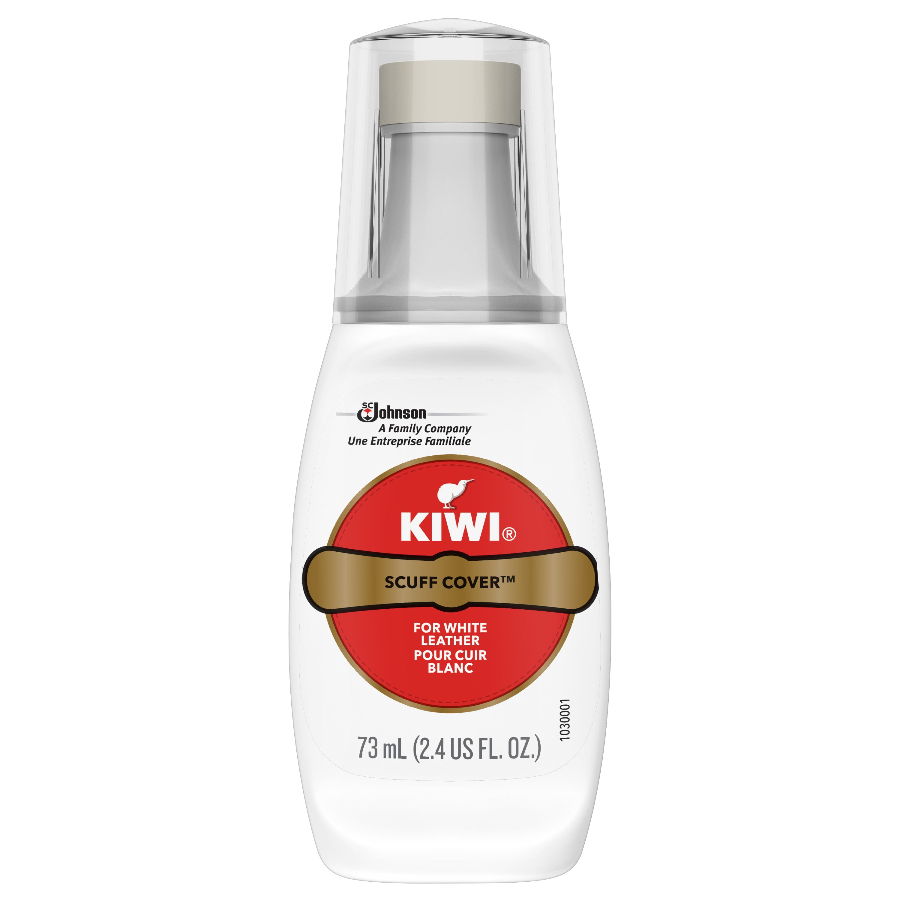 KIWI Scuff Cover Leather White 2.4 fl 