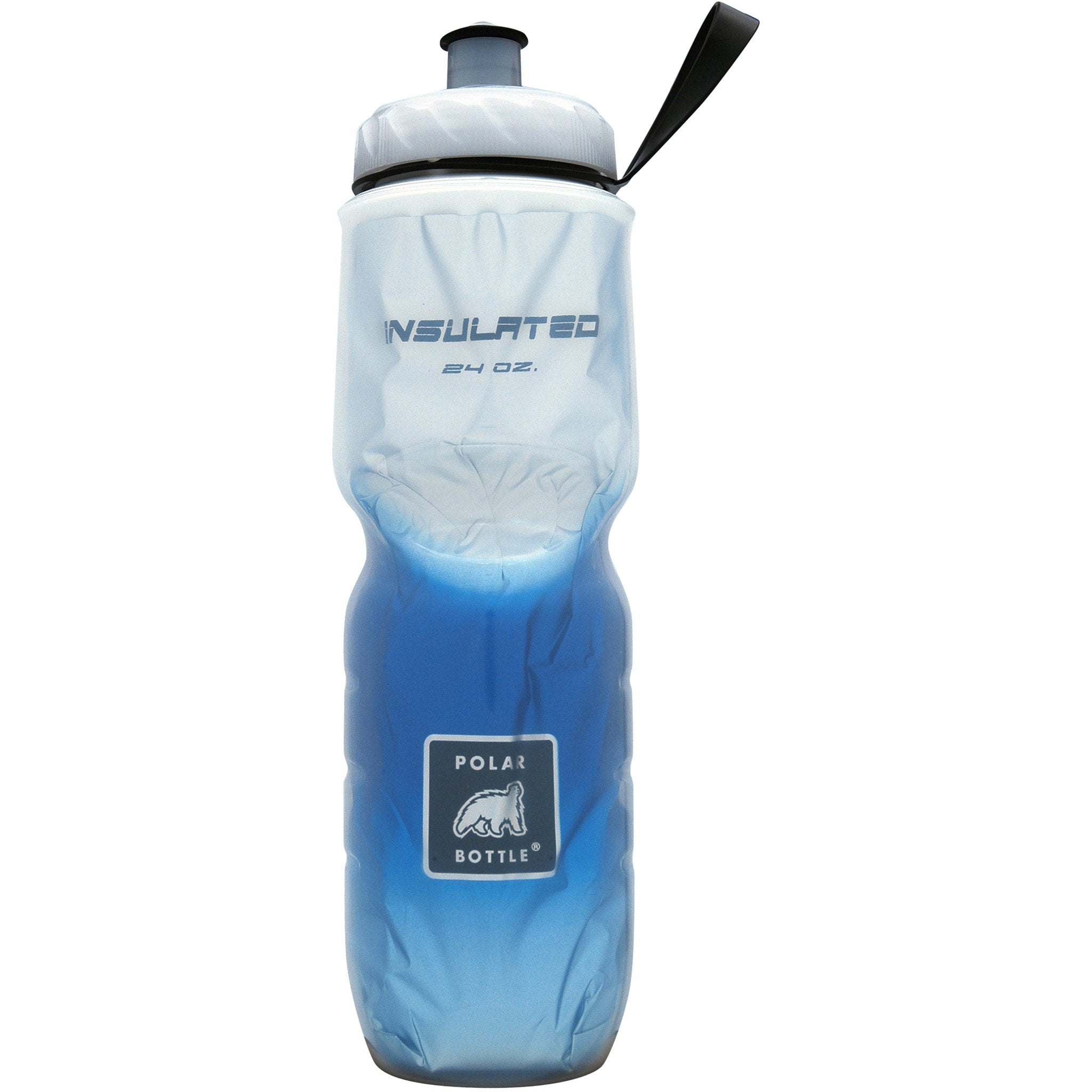 Polar Bottle Insulated Fade Blue 24 Oz Sport Bike Hike Water Bottle BPA Free