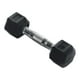 thumbnail image 3 of Mancuernas octogonales de goma, equipo de fitness ergonómico de hierro fundido, gimnasio en casa, antideslizantes 5 libras, 3 of 7