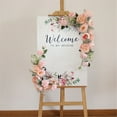 thumbnail image 4 of Wedding Decor Road Lead Artificial Flower Row Welcome Sign Props Simulation Peony Wedding Welcome Sign DIY Floral Decoration, 4 of 6