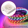 thumbnail image 2 of 100 Pcs WS2812B Puce LED RGB 5050SMD Blanc PCB WS2812 Puce Adressable Individuelle Pixels DC5V, 2 of 5