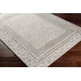thumbnail image 4 of Mark&Day Area Rugs, 7x9 Voorst Global Light Gray Area Rug, Grey Off-White Carpet for Living Room, Bedroom or Kitchen (6'7" x 9'), 4 of 7
