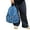 Light blue, variant on ZPAQI Trendy Denims Backpack College Laptop School Bag Multifunctional Shoulder Bag