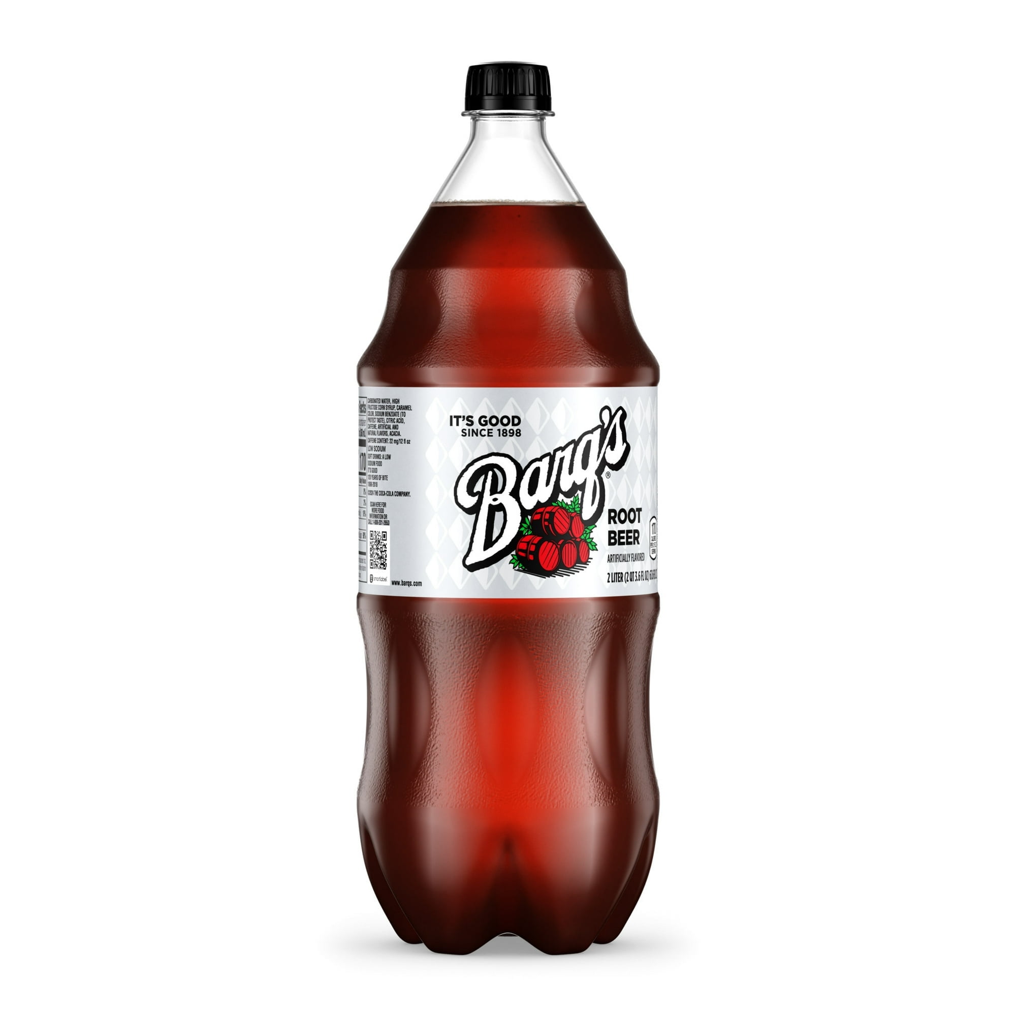 Barq's Root Beer Soda Pop, 2 Liter Bottle (Pack of 4)