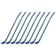 thumbnail image 1 of Unique Bargains 16Pack 8.6' Cuillère en Acier Inoxydable Pailles Réutilisables Cuillère Poignée Torsadée, Bleu, 1 of 5