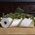 thumbnail image 2 of Melrose Solid Wired Craft Ribbon - 4" x 10 Yards - White, 2 of 3