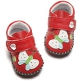 thumbnail image 3 of Baby Girls Boys Pu Leather Sneakers Anti-Slip Rubber Sole Cartoon Moccasins Handmade Newborn Slippers Hard Bottom Toddler First Walkers Infant Crib Shoes, 3 of 6