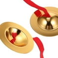thumbnail image 1 of GOOHOCHY Metal Hand Cymbals For Easy To Use Percussion Instrument Cymbal For Music Play Dance And Fun Rhythm Activities, 1 of 8