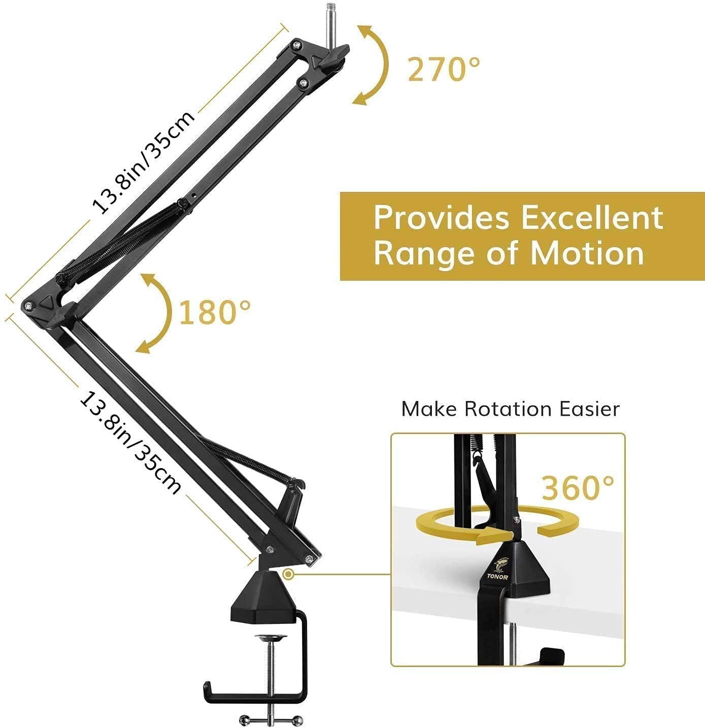 USB Microphone TC-777 with T20  Arm Stand for Streaming and Podcasting