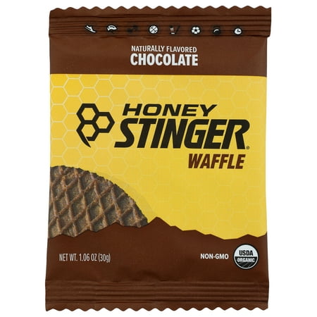 Pack of 12, Honey Stinger Chocolate Waffle, 1.06 oz