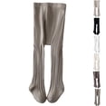 thumbnail image 4 of Odeerbi Thermal Leggings for Toddler Girls Cotton Pantyhose Tights Socks Baby Children's New Combed Bow Bottom Pants, 4 of 4