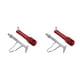 thumbnail image 4 of Riwesomey Pata de cabra antideslizante universal para motocicleta, soporte lateral ajustable, reparación de motocicletas, accesorios Rojo 2piezas, 4 of 6