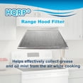 thumbnail image 5 of HQRP Aluminum Mesh Range Hood Filter compatible with Broan BPS1FA30 Replacement fits 30" Nutone WS1 series, QS1 series, 5 of 9
