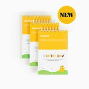 BestSelf Co. Win The Day Pads - Kids Pocket-Sized Spiral Pads for Tracking Gratitude (3 Pack)