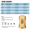thumbnail image 6 of Uemuo German Shepherd Dog Pattern Men's Sleeveless T-Shirt,Muscle Athletic Tank Top, Moisture-wicking Quick-dry Breathable Classic Tee Top for Gym Run Outdoor Sports-Large, 6 of 8