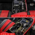 thumbnail image 3 of RHD Car Central Control Gear Shift Panel Trim Frame for NX260 NX350H 2022-2024 Interior Modification Decal Cover, 3 of 5