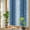 Blue, variant on Navy Blue Ombre Stripe Privacy Window Film, Decorative Stained Glass Window Film, Farmhouse Simple Striped Resuable Rainbow Static Cling for Home Bathroom Living Room Glass Door 23.6"x59"