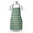 thumbnail image 3 of Floral Apron, Latin Talavera Damask Mediterranean Floral Pattern, Unisex Kitchen Bib with Adjustable Neck for Cooking Gardening, Adult Size, Multicolor, by Ambesonne, 3 of 4