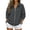14# Dark Gray, variant on Fleece Jacket Women Full Zip Lapel Lightweight Full Zipper Casual Sweatshirt Dual Patch Pockets No Hood Streamlined Womens Jackets Casual Fuzzy Cozy Touch Open Front Cardigan Office Work Business
