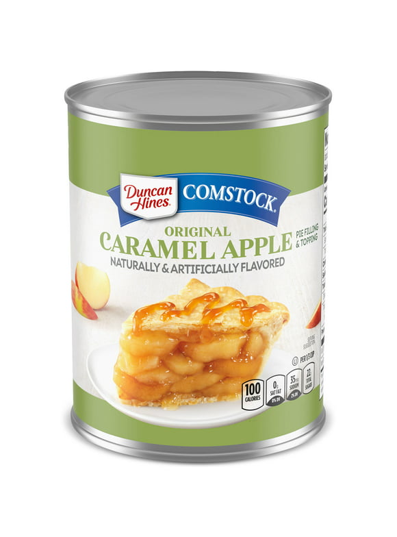 Duncan Hines Comstock Original Caramel Apple Pie Filling and Topping, 21 oz