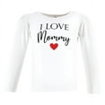 thumbnail image 3 of Hudson Baby Infant Girl Long Sleeve T-Shirts, Girl Mommy Red Black, 6-12 Months, 3 of 5