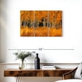 thumbnail image 3 of Elephant Stock Grand Teton Aspen Trees Wall Art - Horizontal Multi Panel Canvas - Living Room Wall Decor - Floral And Botanical Multi Panel - Orange And Black Decor - 33" x 20", 3 of 8