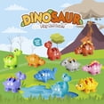 thumbnail image 2 of Juguetes Jetbotell para aprender el alfabeto de dinosaurios, 52 unidades, de 2 a 4 años, 2 of 7