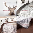 thumbnail image 6 of Comforter 3PC Set Double/Queen Deer In Snowy Forest, 6 of 7