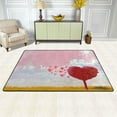 thumbnail image 2 of SKYSONIC Valentine Heart Tree Non-Slip Area Rug, Love Pink Floor Carpet Comfort Floor Mats Decor for Indoor Front Porch,Living Room, Bedroom,Kitchen,72"x48", 2 of 5