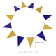thumbnail image 2 of GOOHOCHY 3Ud Banderines Triangulares Multicolores Para De Fiesta Con Material De Resistente, 2 of 8