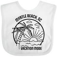thumbnail image 3 of Inktastic Summer Vacation Mode Myrtle Beach South Carolina Boys or Girls Baby Bib, 3 of 4