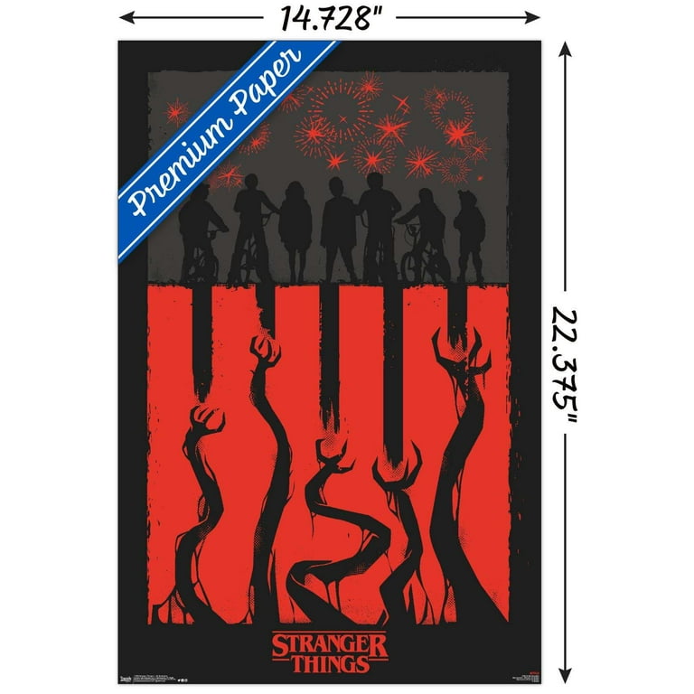 Netflix Stranger Things: Season 3 - 4Th Illustration Wall Poster