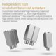 thumbnail image 5 of Auriculares estéreo de alta fidelidad con auriculares internos de aleación de zinc, auriculares con sonido 3D y cable extraíble sin micrófono Inevent EL5027-02B, 5 of 7