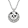 thumbnail image 1 of Face Panda Ruthless Blindfold Necklaces Pendant Retro Moon Stars Jewelry, 1 of 3