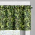 thumbnail image 3 of Ambesonne Sage Window Valance, Evergreen Christmas Tree, 54" X 12", Olive Green Pale Green, 3 of 5