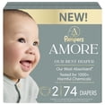 thumbnail image 1 of Pañales Pampers Amore, talla 2 (5-10 kg), 74 unidades, hipoalergénicos, 1 of 9