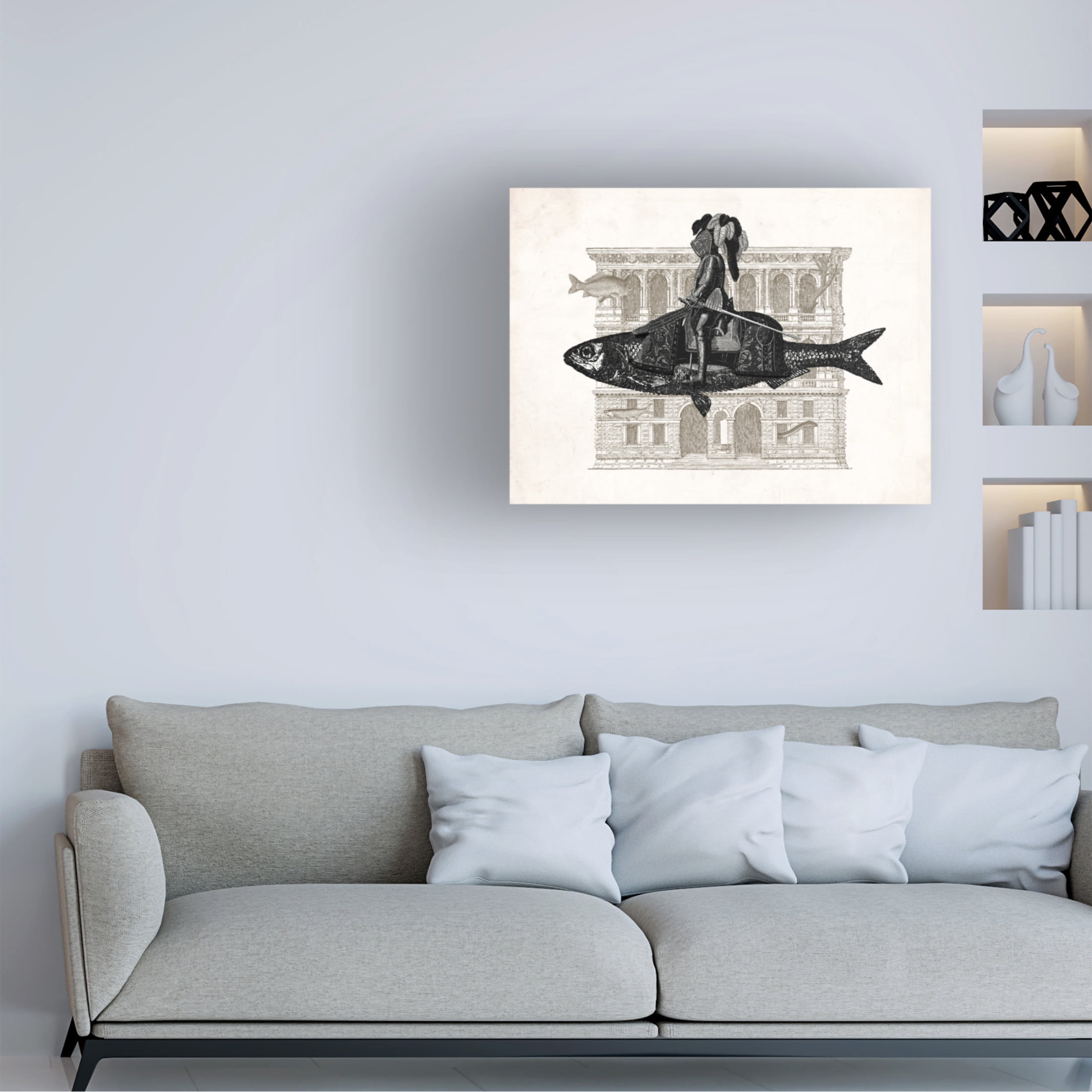 Trademark Fine Art Florent Bodart Impromptu N1 Canvas Wall Art
