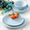 thumbnail image 6 of Elama Emilia 16 Piece Double Bowl Stoneware Dinnerware Set in Light Blue, 6 of 7