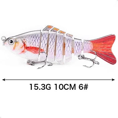 5PC artificial baits fishing lure Lifelike Swimming Action for all fish