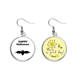 thumbnail image 1 of Bat feliz el temor a los fantasmas de Halloween Pendiente Sol Flor Pendiente Joyas Moda Unbranded M, 1 of 3