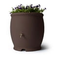thumbnail image 1 of Algreen Barcelona 100 Gallon Rain Water Collection Barrel, Brownstone, 1 of 1
