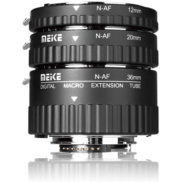 MEIKE MK-N-AF1-A Macro Electronic Mount Auto Foucs Macro Metal Extension Tube Adapter for Nikon DSLR Camera D80 D90 D300 D300SD800 D3100 D3200 D5000 D51000 D5200 D7000 D7100