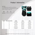 thumbnail image 5 of TiaoBug 3 Pcs Gymnastics Dance Outfits for Girls Training Workout Sleeveless Leotard Bras with Shorts Set Blue Green 12, 5 of 5