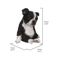thumbnail image 5 of SLEEPY BOSTON TERRIER PUPPY STATUE SITTING, 5 of 8