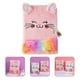 thumbnail image 4 of Diario secreto de gato de peluche para niños, bloc de notas para escribir y dibujar, bloc de notas de animales, diario de peluche para niños, 4 of 7