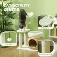 thumbnail image 4 of PawHut 31" Cat Tree Tower with Scratching Posts, Cat Condo, Beds, Toy Ball, 4 of 10