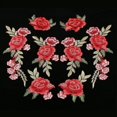 thumbnail image 5 of 8 piezas de parches bordados de flores, parches para coser, parches de rosas para jeans, ropa, sombreros y zapatos, 5 of 5